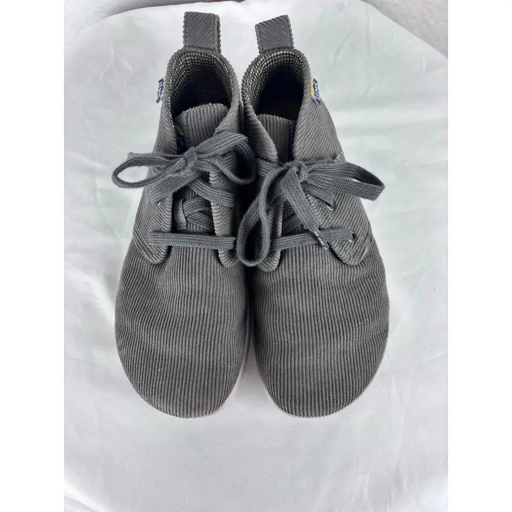 Lems Chukka Corduroy Moon Dust Barefoot Boots Gray Unisex Men’s 7.5 Women’s 9